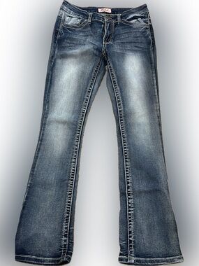 True luck Classic Medium Wash Flare Jeans - Women 9/10 juniors